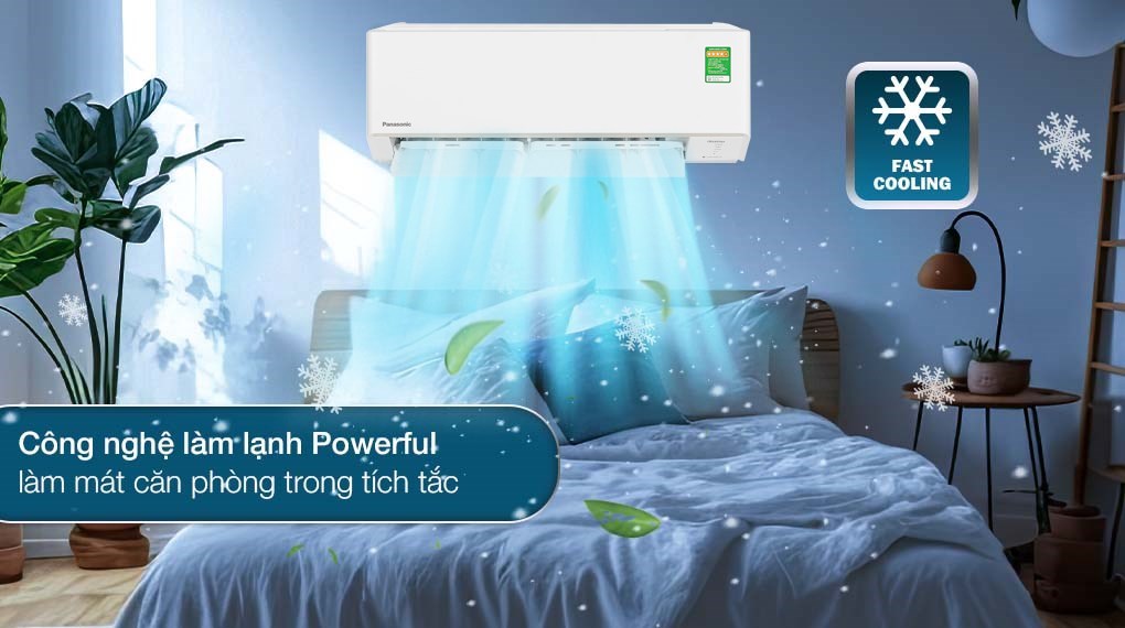 Máy lạnh Panasonic Inverter 1 HP CU/CS-YZ9AKH-8 - Công nghệ làm lạnh     