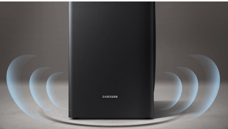 Loa thanh soundbar Samsung 3.1 HW-R650 10 Hệ thống loa Samsung 3.1 kênh, công suất loa lên đến 340W mạnh mẽ sống động, chân thực sâu sắc nhất.