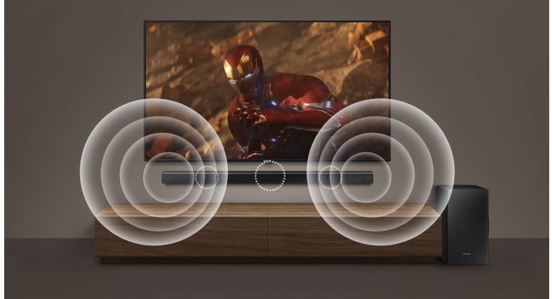 Loa thanh soundbar Samsung 3.1 HW-R650 11 Công nghệ Dolby Digital, DTS Digital Surround cho âm thanh vòm lan tỏa bao trùn căn phòng của gia đình bạn