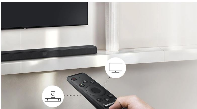 Dàn âm thanh SamSung HW-T550  có điều khiển tiện lợi với One Remote Control