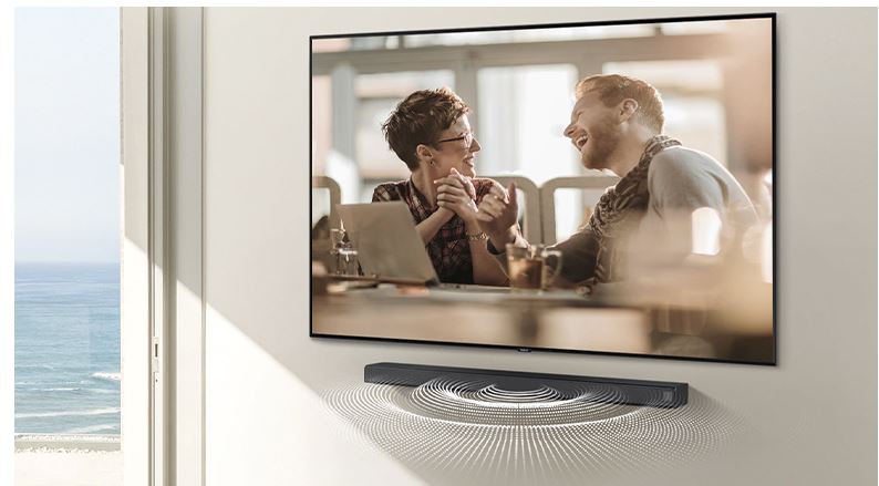 Loa thanh Samsung HW-T650 7 Loa SamSung HW-T650 giúp nghe rõ, rành mạc khi tích hợp loa trung tâm