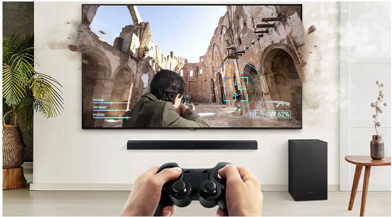 Loa thanh Samsung HW-T650 9 Chế độ Game Mode đặc biệt dành cho những game thủ hòa nhập