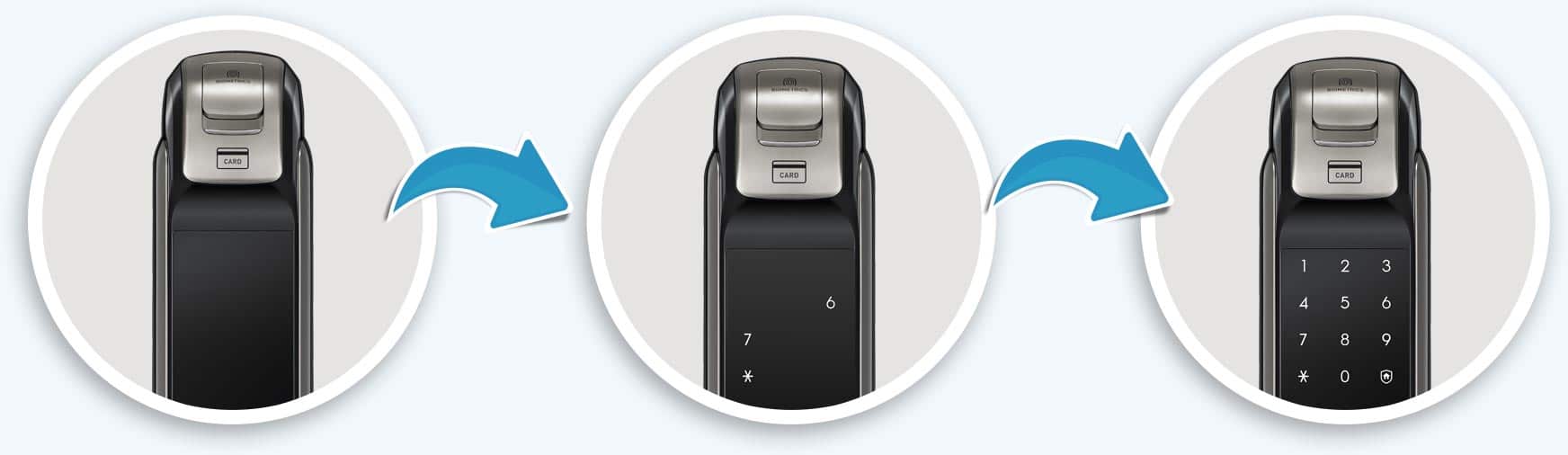 KHÓA VÂN TAY SAMSUNG SHP-DP728 SILVER (NORMAL MORT)