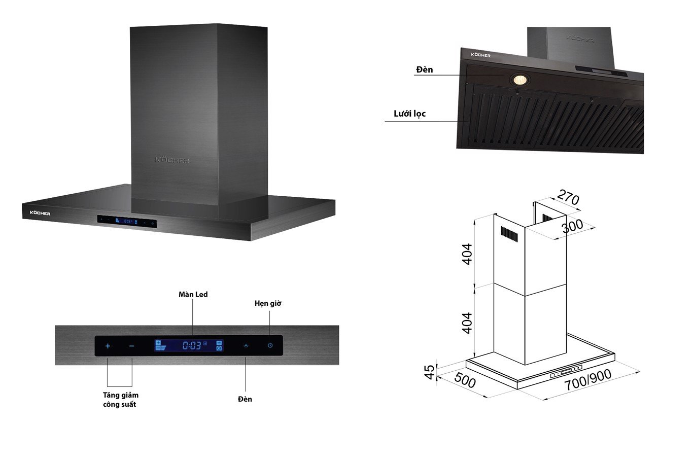 1. Tại sao nên mua máy hút mùi K-225MI 90cm tại Việt Nam