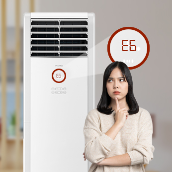 Điều hòa cây Gree GVC30AL-K6NNC7A 30000BTU 1 chiều 20 Điều hòa cây Gree GVC30AL-K6NNC7A tự hiển thị mã lỗi để khắc phục nhanh chóng