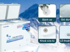 Tủ đông Alaska Inverter 221 lít BCD 3568CI - Tiện ích