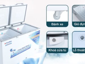 Tủ đông Alaska 282 lít BCD 4568C - Tiện ích