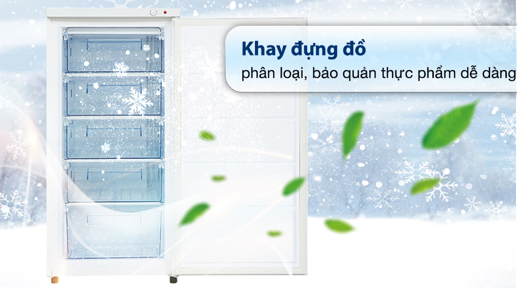 Tủ đông đứng Hòa Phát 147 Lít HPF UAH6147 - Tiện ích Tủ đông đứng Hòa Phát 147 Lít HPF UAH6147 - Tiện ích