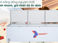 Làm lạnh nhanh, giữ nhiệt độ ổn định nhờ dàn lạnh bằng đồng nguyên chất