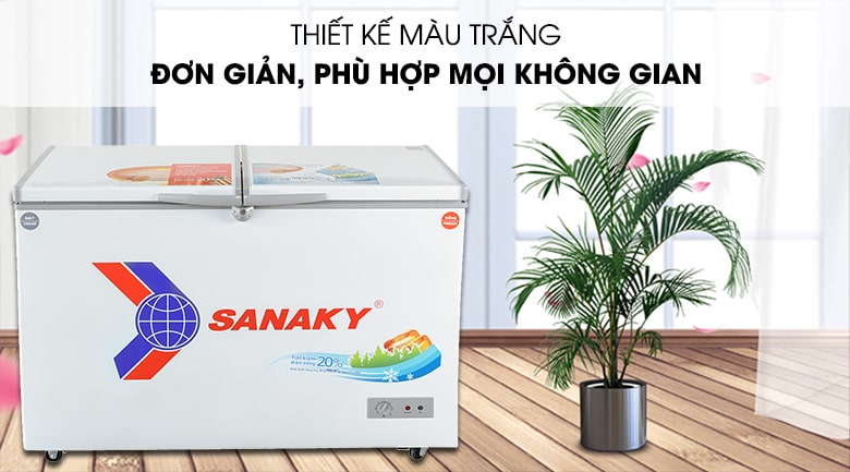 Tủ đông Sanaky VH-3699W1 260 lít 6 Tủ đông Sanaky VH-3699W1 với kiểu dáng hiện đại, dễ sử dụng