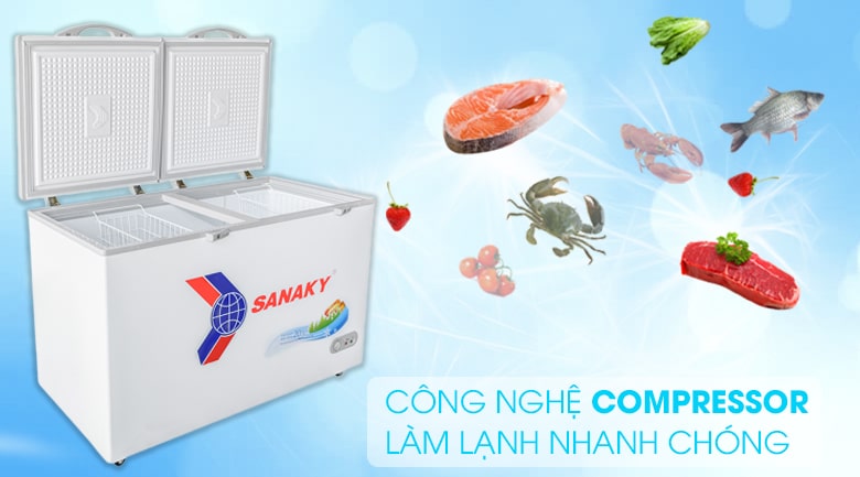 Làm lạnh nhanh, bảo quản thực phẩm hiệu quả nhờ công nghệ Compressor 