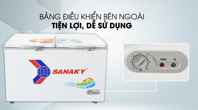 Dễ dàng điều chỉnh, thao tác với bảng điều khiển dễ sử dụng