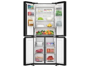Tủ lạnh Aqua Inverter 410 lít Multi Door AQR-M466XA(CBC)