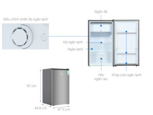 1. Thông số kỹ thuật tủ lạnh Electrolux 94 Lít EUM0930BD-VN