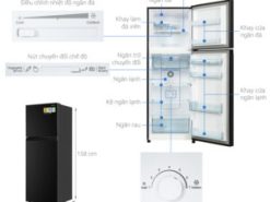 Tủ lạnh Hitachi Inverter 240 lít HRTN5255MFUVN