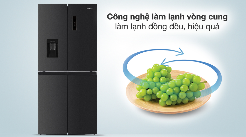 Tủ lạnh Hitachi Inverter 464 lít Multi Door HR4N7520DSWDXVN - Công nghệ làm lạnh Tủ lạnh Hitachi Inverter 464 lít Multi Door HR4N7520DSWDXVN - Công nghệ làm lạnh