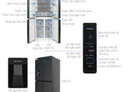 Tủ lạnh Hitachi Inverter 464 lít Multi Door HR4N7520DSWDXVN