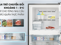 Ngăn trữ chuyển đổi trong khoảng 1 – 5 độ C tiện ích