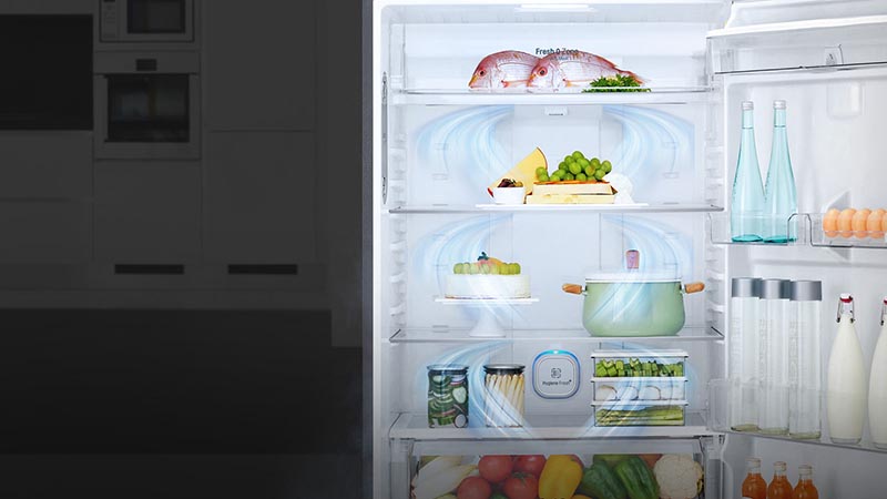 Hệ thống khí lạnh đa chiều giúp làm lạnh toàn bộ thực phẩm Hệ thống khí lạnh đa chiều giúp làm lạnh toàn bộ thực phẩm