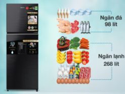 Tủ lạnh Panasonic Inverter 366 lít NR-TL381GVKV - Dung tích