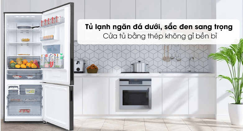 Tủ lạnh Panasonic Inverter 417 lít NR-BX471GPKV 5 2. Tủ lạnh Panasonic BX471GPKV có kiểu dáng sang trọng, hiện đại