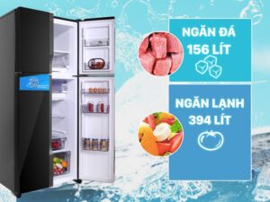 2. Tủ lạnh Panasonic inveretr 550L NR-DZ601VGKV phù hợp gia đình từ 4 – 5 người