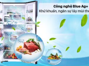 3. Công nghệ Blue Ag+ giúp khử mùi kháng khuẩn tối ưu