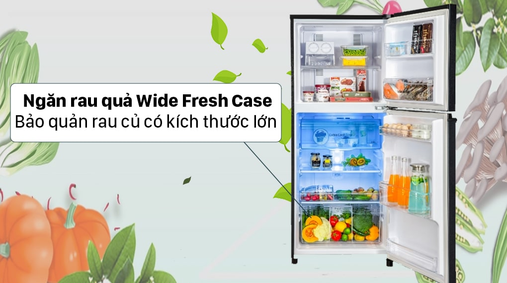 9. Ngăn rau quả lớn Wide Fresh Case duy trì độ ẩm, nâng cao thời gian bảo quản