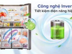 Tủ lạnh Samsung Inverter 648 lít RF59C766FB1/SV - Công nghệ Inverter