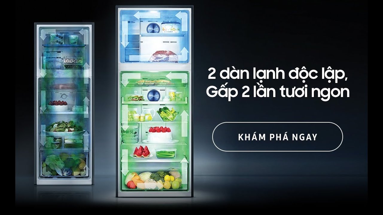 Tủ lạnh Samsung Inverter 380 lít RT38K50822C/SV 8 Làm lạnh siêu tốc