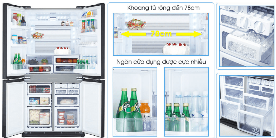Dung tích lớn và kết cấu thông minh