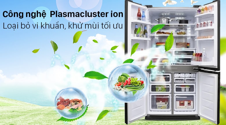 Công nghệ Plasmacluster ion giúp khử mùi và diệt khuẩn hiệu quả