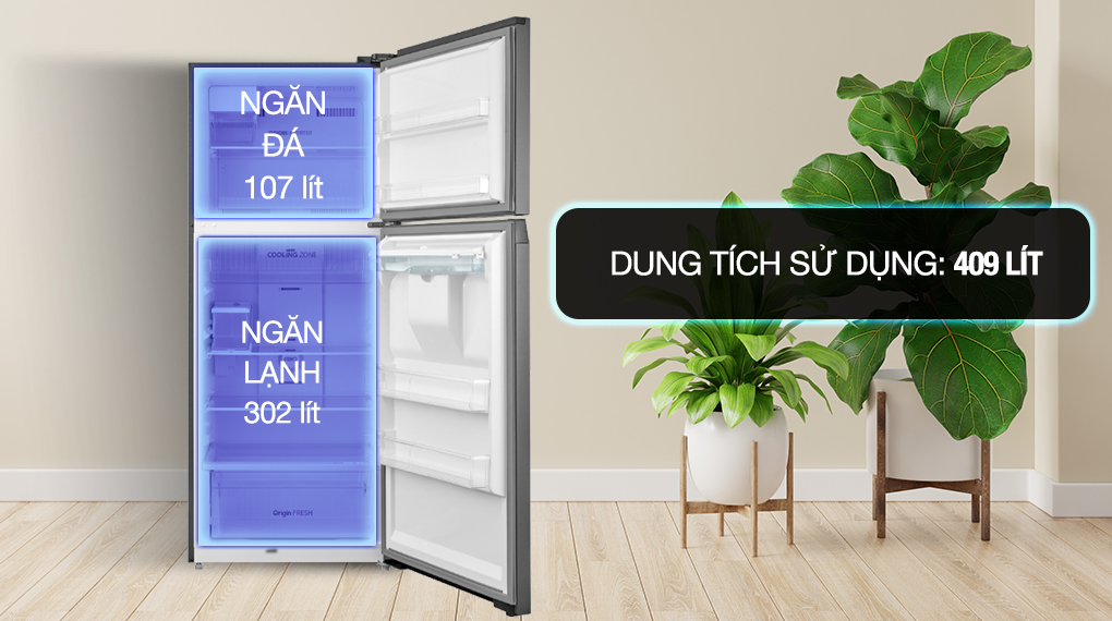 Tủ lạnh Toshiba Inverter 409 lít GR-RT535WEA-PMV(06)-MG - Thiết kế Tủ lạnh Toshiba Inverter 409 lít GR-RT535WEA-PMV(06)-MG - Thiết kế