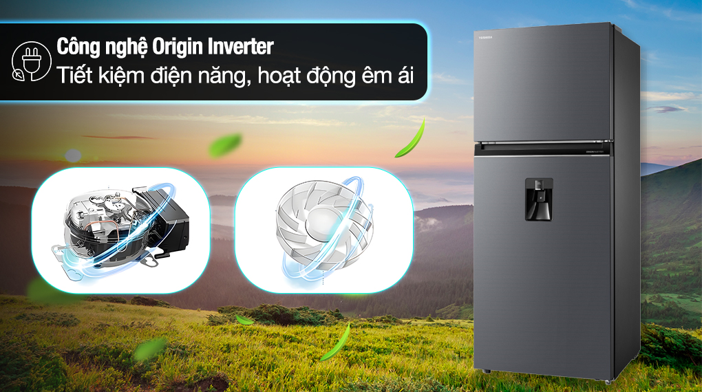 Tủ lạnh Toshiba Inverter 409 lít GR-RT535WEA-PMV(06)-MG - Inverter Tủ lạnh Toshiba Inverter 409 lít GR-RT535WEA-PMV(06)-MG - Inverter