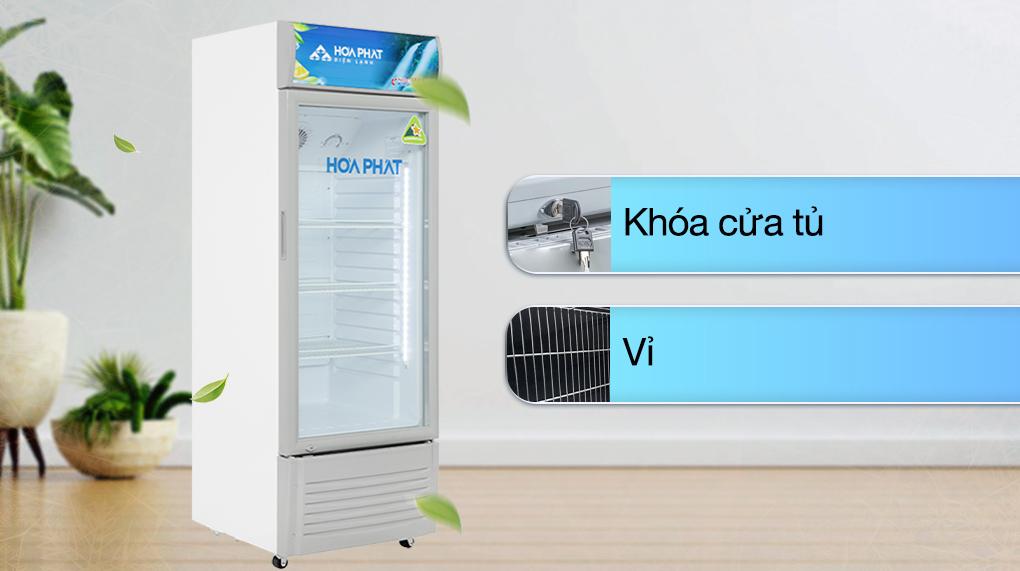 Tủ mát Hòa Phát 195 Lít HSC 550F1R1 - Tiện ích