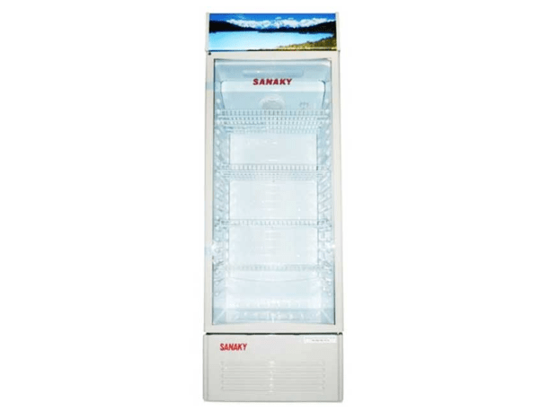 Tủ mát Sanaky 210 lít VH258K Cánh cửa tủ bằng kính cường lực bền bỉ