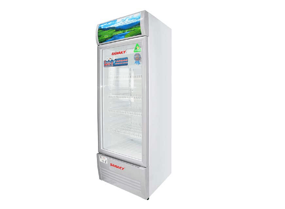 Tủ mát Sanaky 240 lít VH308KL  Tăng khả năng giữ nhiệt nhờ công nghệ cánh kính Low-E Cánh