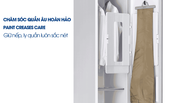 Tủ chăm sóc quần áo thông minh LG Styler S3RF - Giữ nếp ly quần luôn sắc nét