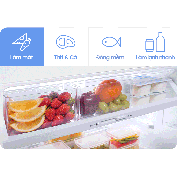 Ngăn đông mềm linh hoạt Optimal Fresh