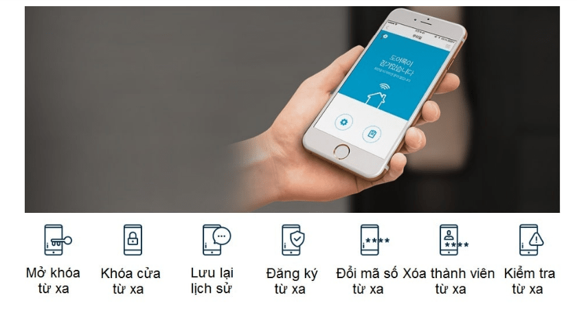 KHÓA VÂN TAY YALE YDD 424+ 10 Bảo vệ theo dõi kiểm soát ngôi nhà của bạn