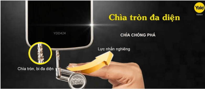 KHÓA VÂN TAY YALE YDR 414 5 YDR 414 12