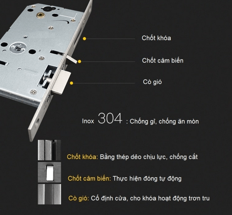 Khoá điện tử Yale YMF 40-APAC 9 Công nghệ Chìa khóa CNC và Pin dự phòng