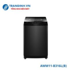 Máy giặt Aqua AWM11-B316L(B) | 11kg cửa trên inverter