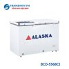 Tủ đông Alaska BCD-5568CI | 372L 2 ngăn 2 cánh inverter