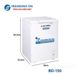 Tủ đông Alaska BD-150 | 103L 1 ngăn 1 cánh
