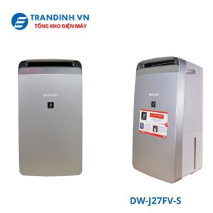 Máy lọc không khí Sharp DW-J27FV-S và hút ẩm 67m2