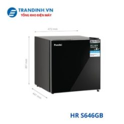 Tủ lạnh Funiki HR S646GB | 46L 1 cánh mini, cánh kính