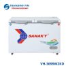 Tủ đông Sanaky VH-3699W2KD | 260L 2 ngăn 2 cánh