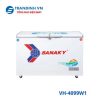 Tủ đông Sanaky VH-4099W1 | 280L 2 ngăn 2 cánh