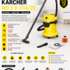 Máy hút bụi Karcher WD 3 V-17/4/20 khô và ướt